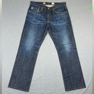 Ag Adriano Goldschmied Dark Indigo Straight Jeans